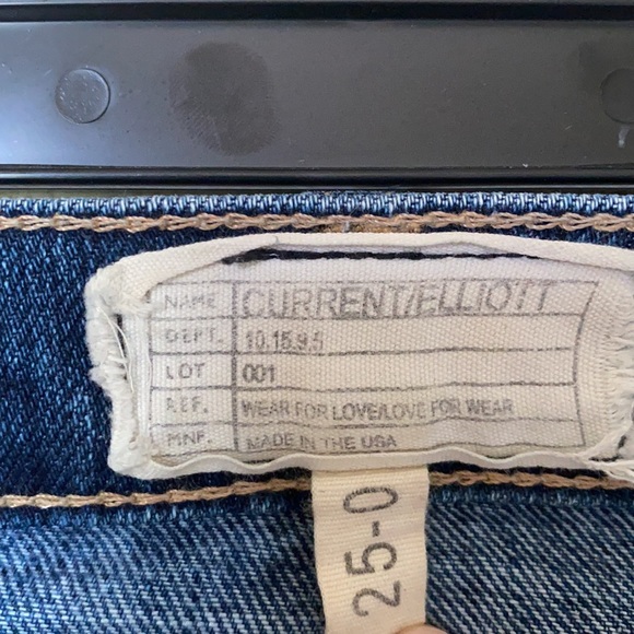 Size 25 Current/Elliot The Cuffed skinny jeans - Picture 3 of 6